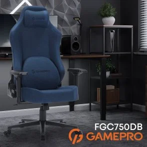 Фото: Крісло GamePro FGC750 Fabric Dark Blue (FGC750DB) № 20 | KTC