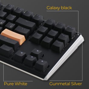 Клавіатура Ducky One 3 TKL Cherry MX Blue RGB ENG/UKR Black (DKON2187ST-CUAPXCLAWSC1)