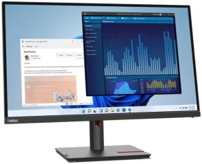 Фото: Монітор Lenovo ThinkVision T27p-30 Black (63A9GAT1EU) - 27" IPS / 3840×2160 / 60 Гц / Pivot / HAS № 2 | KTC
