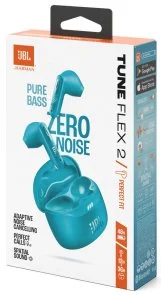 Фото: Навушники JBL Tune Flex 2 Turquoise (JBLTFLEX2TQE) № 11 | KTC