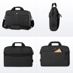 Фото: Сумка для ноутбука 2E CBN9265BK Melange Black (2E-CBN9265BK) № 10 | KTC