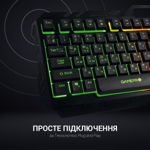 Клавіатура GamePro GK670 Black