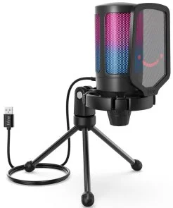 Фото: Мікрофон Fifine A6V AMPLIGAME RGB Black № 2 | KTC
