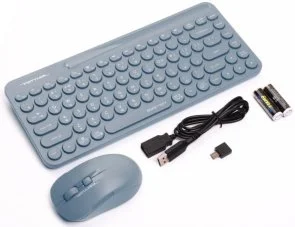 Фото: Комплект клавіатура+миша A4tech FG3200 Air2 Wireless Blue (FG3200 Air2 (Blue)) № 9 | KTC