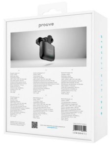 Навушники Proove Cold Sound GR8 Black (TWCSGR010001)