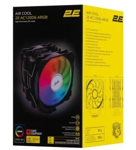 Фото: Кулер для процесора 2E Air Cool AC120D6 ARGB (2E-AC120D6-ARGB) № 16 | KTC
