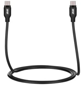 Фото: Кабель 2E Glow 60W Type-C / Type-C 1m Black (2E-CCCC-BL) № 3 | KTC