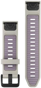 Ремінець Garmin QuickFit 20mm Watch Bands Fog Gray/Lavender Silicone (010-13391-03)