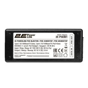 Фото: POE адаптер 2E PowerLink PSE801 (2E-PSE801) № 3 | KTC