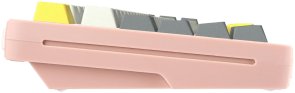 Клавіатура Epomaker Shadow-S TKL Wisteria Linear Switch Hot-Swap LCD Screen RGB Pink (SHS-P-WL)