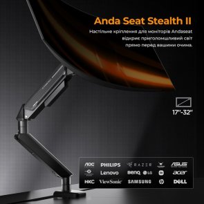 Кронштейн Anda Seat Seat Stealth II White (AD-W-A6D-1S-FW)