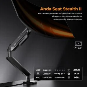 Фото: Кронштейн Anda Seat Seat Stealth II White (AD-W-A6D-1S-FW) № 11 | KTC
