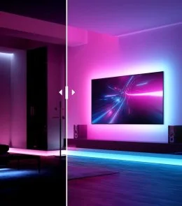 Фото: LED-стрічка Govee H61E3 Strip Light M1 2m RGBIC WI-FI/Bluetooth White (H61E03D1) № 5 | KTC
