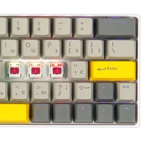 Фото: Клавіатура Epomaker EP64 Mulan Switch Hot-Swap RGB White (EP64-W-M) № 3 | KTC