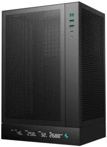Фото: Корпус Deepcool CH170 Digital Black with mesh side panel (R-CH170-BKNPI0D-G-1) № 3 | KTC