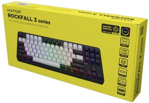 Rockfall 3 Mecha TKL Aurum Orange Linear rev.2.0 Black/White