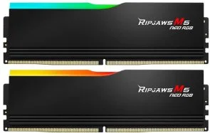 Фото: Оперативна пам’ять G.SKILL Ripjaws M5 Neo RGB EXPO Black DDR5 2x16GB (F5-6400J3240G16GX2-RM5NRK) № 4 | KTC