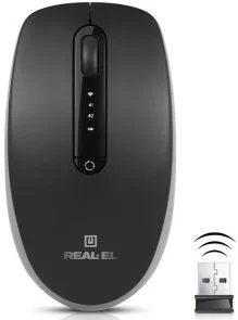 Фото: Миша Real-EL RM-455W Black (EL123200047) № 3 | KTC