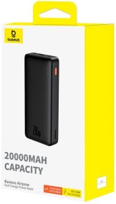 Батарея універсальна Baseus Airpow 20000mAh 20W Black (P10022804113-00)