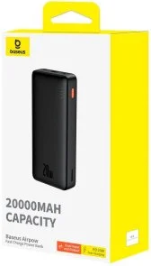 Батарея універсальна Baseus Airpow 20000mAh 20W Black (P10022804113-00)
