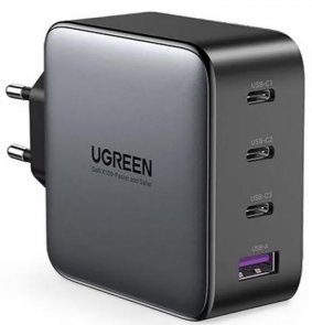 Зарядний пристрій UGREEN CD226 QC3.0 PD 100W Black with Type-C/Type-C (90575)