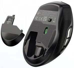 Фото: Миша UGREEN MU006 Ergonomic Silent Wireless Black (15063) № 4 | KTC