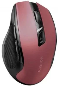 Фото: Миша UGREEN MU006 Ergonomic Silent Wireless Red (25752) № 2 | KTC