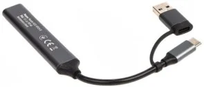 Фото: USB-хаб Maxxter HU3C-4P1CN-01 № 4 | KTC