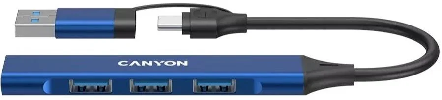 Фото: USB-хаб Canyon DS-02 Blue (CNS-TDS02BL) № 4 | KTC
