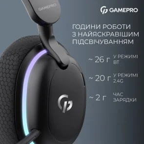 Фото: Гарнітура GamePro Asgard Bragi Black (HSW250B) № 11 | KTC