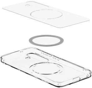Фото: Чохол Spigen for Samsung S25 Plus - Ultra Hybrid MagFit Clear White (ACS08981) № 8 | KTC