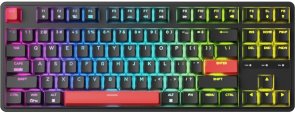 Клавіатура Keychron C3 Pro 87Key K Pro Red QMK Hot-swap RGB Black (C3PH1_KEYCHRON)
