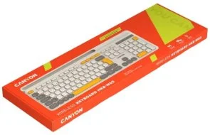 Фото: Клавіатура Canyon HKB-W03 Wireless Beige (CNS-HKBW03BG) № 6 | KTC