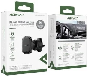 Фото: Кріплення для мобільного телефону Acefast D34 Air Outlet Magnetic Black (6974316282310) № 6 | KTC