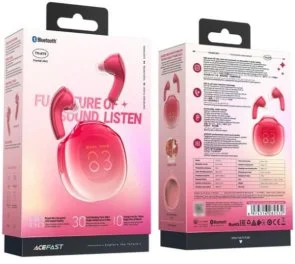 Фото: Навушники Acefast T9 Pomelo Red (6974316282532) № 5 | KTC