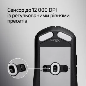 Фото: Миша HyperX Pulsefire Fuse Wireless/BT Black (A1KY6AA) № 19 | KTC