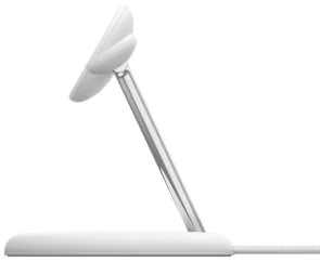Фото: Бездротова зарядна станція Belkin BoostCharge Pro 3in1 Qi2 15W White (WIZ023VFWH) № 6 | KTC