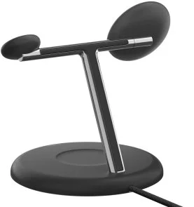 Фото: Бездротова зарядна станція Belkin BoostCharge Pro 3in1 Qi2 15W Black (WIZ023VFBK) № 5 | KTC