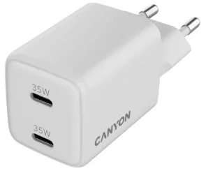 Фото: Зарядний пристрій Canyon CU35CC PD GaN 35W White (CNS-CUW35CC) № 2 | KTC
