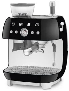 Фото: Ріжкова кавоварка Smeg Espresso coffee machine with grinder Black (EGF03BLEU) № 4 | KTC