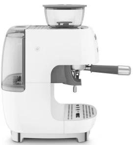 Фото: Ріжкова кавоварка Smeg Espresso coffee machine with grinder White (EGF03WHEU) № 9 | KTC