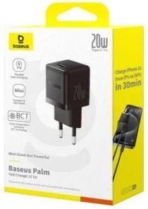 Фото: Зарядний пристрій Baseus Palm 20W Black (P10111602113-00) № 6 | KTC