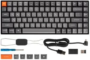 Фото: Клавіатура Keychron K2 Max 84Key K Super Red QMK White Led UKR/ENG WL/BT/USB Black (K2M-A1-UA) № 8 | KTC