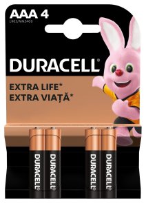 Батарейка Duracell LR03 MN2400 AAA BL/4
