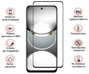 Фото: Захисне скло BeCover for Tecno Spark 30 KL6 - Black (712500) № 3 | KTC