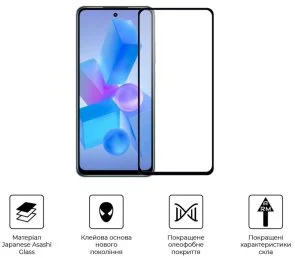 Фото: Захисне скло ArmorStandart for Infinix Hot 40 - Pro Black (ARM73826) № 2 | KTC