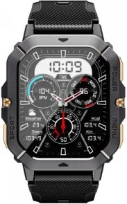 Фото: Смарт годинник Oukitel BT101 Black (6931940739825) № 2 | KTC