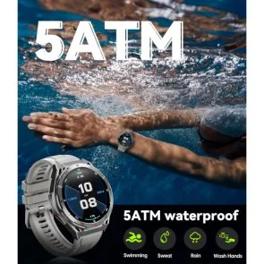 Фото: Смарт годинник Oukitel BT12 Grey (6931940789585) № 7 | KTC