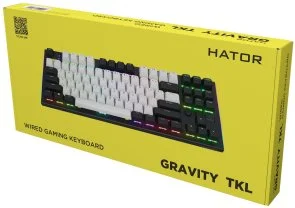 Фото: Клавіатура Hator Gravity TKL Aurum Orange Linear US Black (HTK560) № 6 | KTC