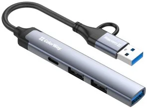 Фото: USB-хаб ColorWay 4in1 (CW-HUB06) № 4 | KTC